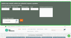 Desktop Screenshot of labsolutions.com.br