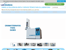 Tablet Screenshot of labsolutions.com.ar